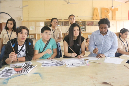 Student Exchange – Chinese calligraphy workshop